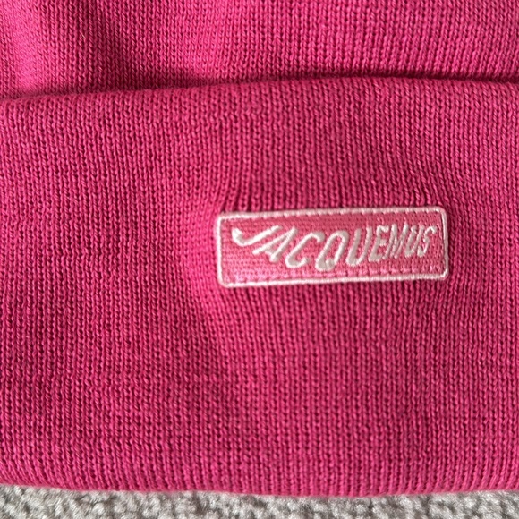 Jacquemus logo beanie 2021 Pink Capsule collection O/S - Picture 2 of 5
